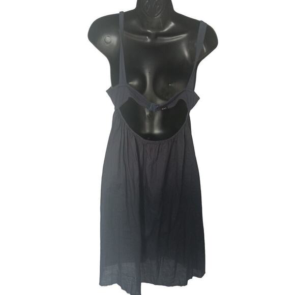 RVCA Mini Halter Dress Navy Juniors Large - Picture 2 of 5